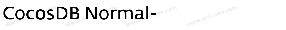 CocosDB Normal字体转换